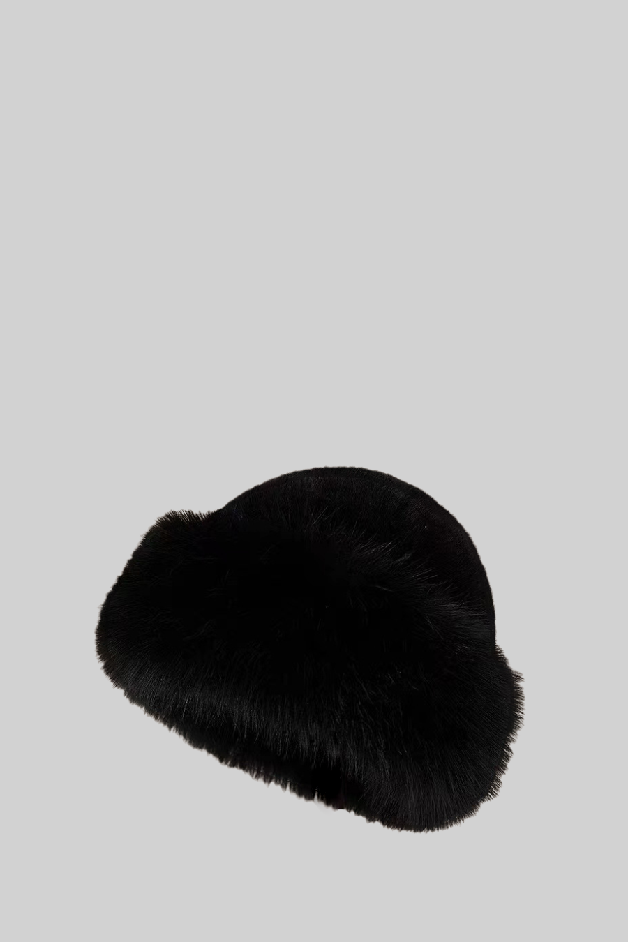 Eryndra™ | Sombrero peludo ala ancha negro