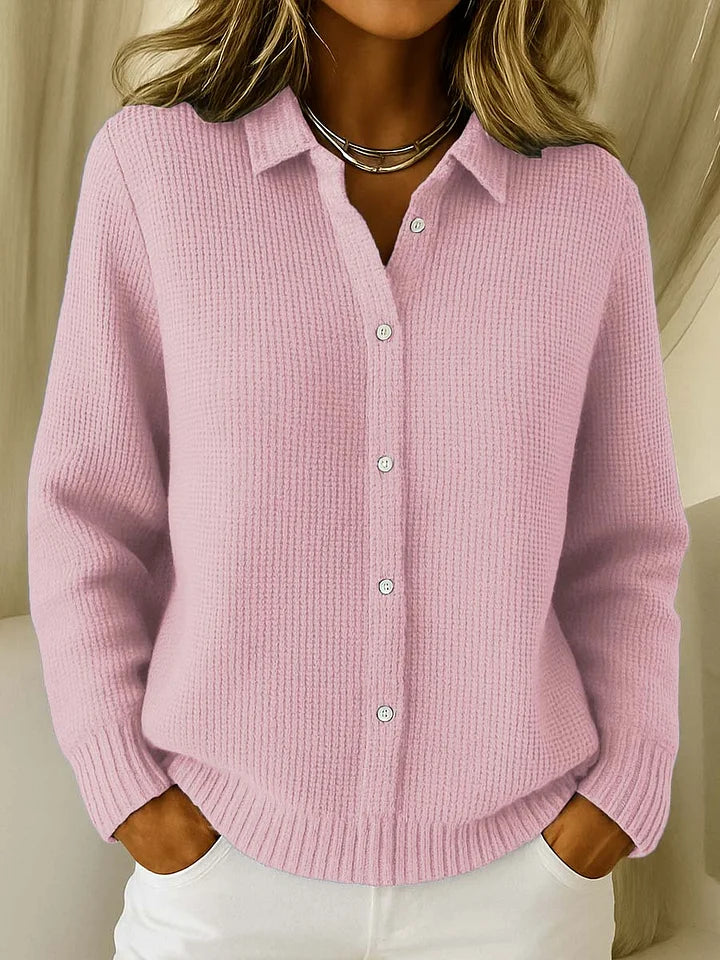 Elaris™ | Jersey de punto elegante con cuello