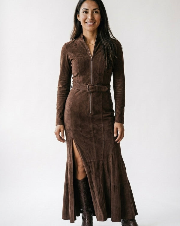 Velmira™ | Vestido ajustado elegante efecto ante