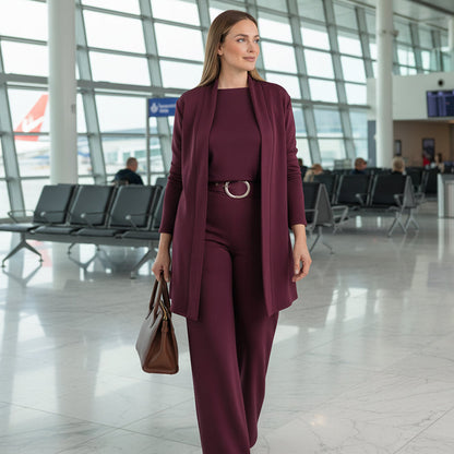Zaléria™ | Conjunto tres piezas lujoso mujer