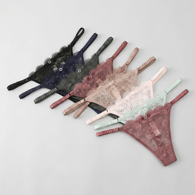Margaux™ | Tanga con cordones de encaje