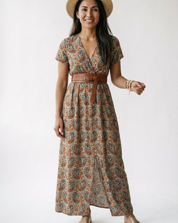 Cléophée™ | Vestido maxi bohemio elegante