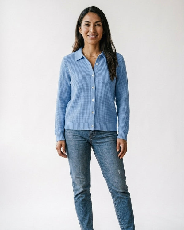 Elaris™ | Jersey de punto elegante con cuello
