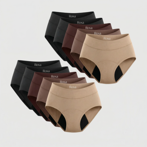 Coralie™ | rosa's signature panties antifugas (pack de 10)