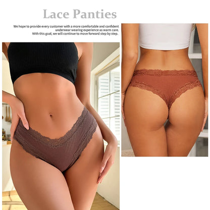 Lilianne™ | Pack 5 bragas de encaje sin costuras