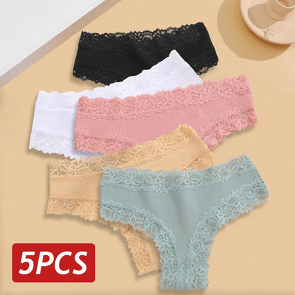 Lilianne™ | Pack 5 bragas de encaje sin costuras