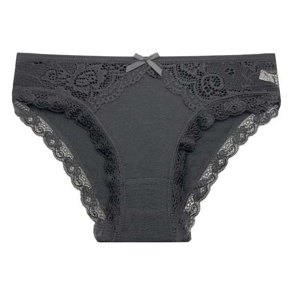 Émilie™ | Pack 5 panties de encaje tiro bajo