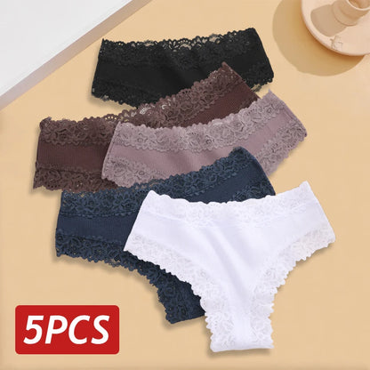 Lilianne™ | Pack 5 bragas de encaje sin costuras