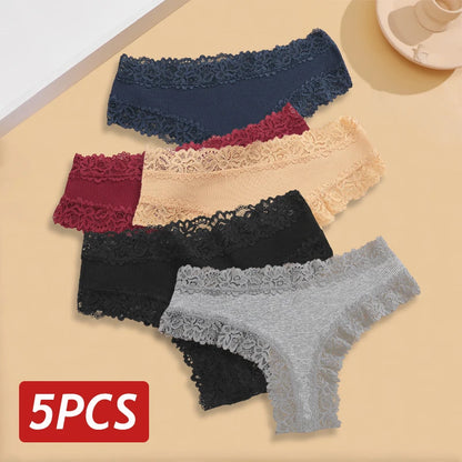 Lilianne™ | Pack 5 bragas de encaje sin costuras