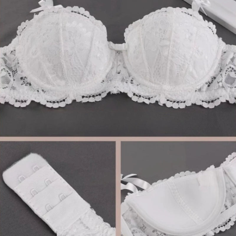 Clémentine™ | Sujetador push-up estilo francés de encaje