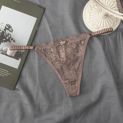 Margaux™ | Tanga con cordones de encaje