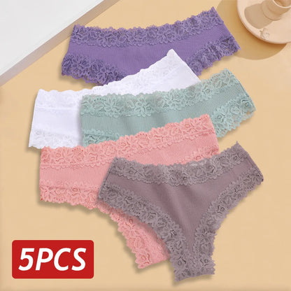 Lilianne™ | Pack 5 bragas de encaje sin costuras