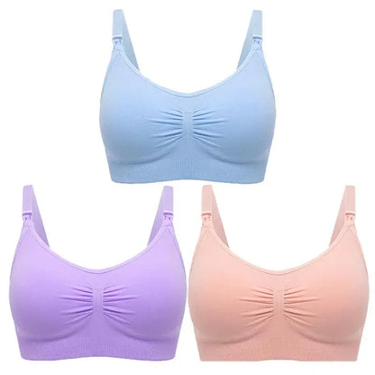 Hélène™ | Pack 3 sujetadores de maternidad sin costuras