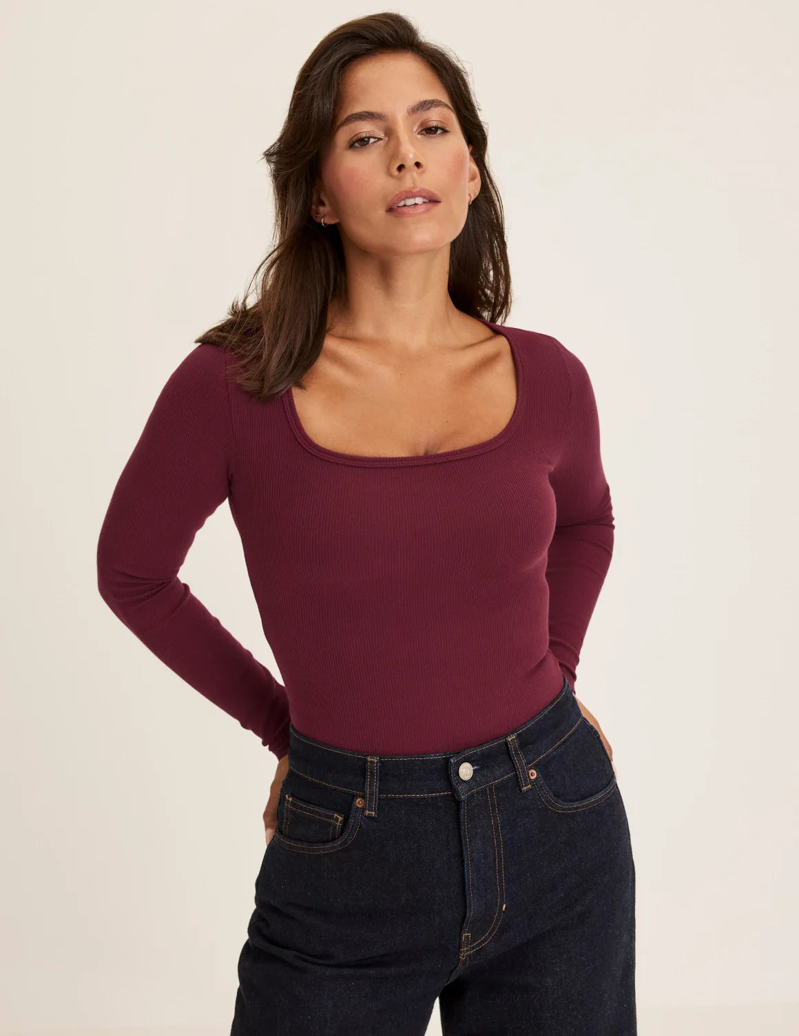 Maeva™ | Pijama largo de algodón manga larga