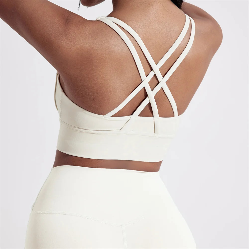 Roxane™ | Sujetador deportivo espalda cruzada