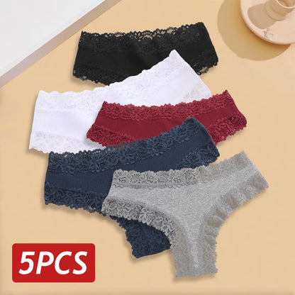 Lilianne™ | Pack 5 bragas de encaje sin costuras
