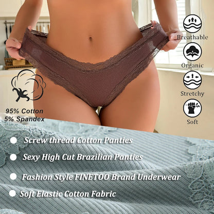 Lilianne™ | Pack 5 bragas de encaje sin costuras