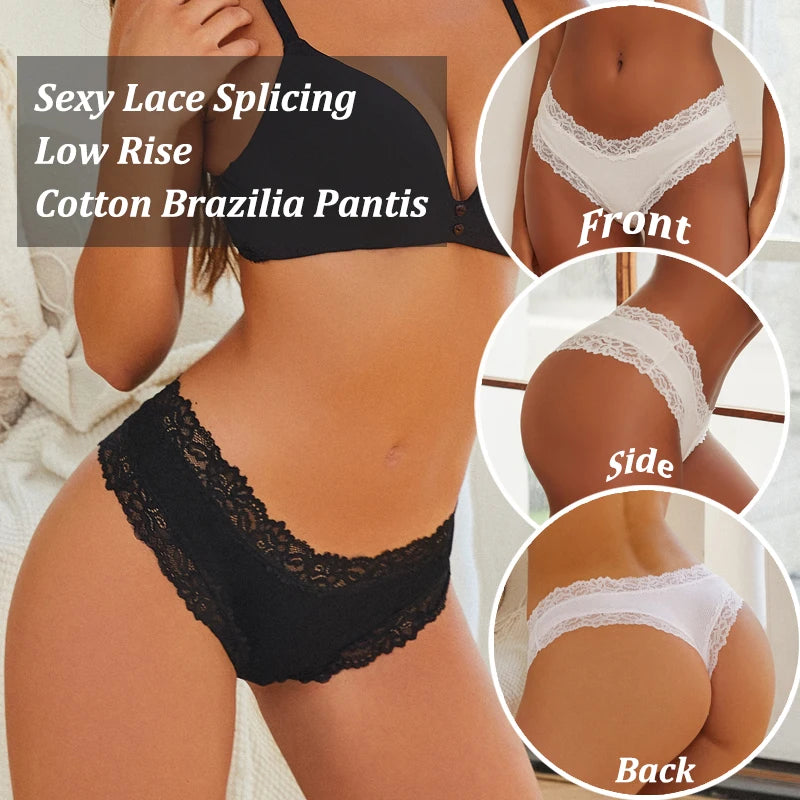 Lilianne™ | Pack 5 bragas de encaje sin costuras