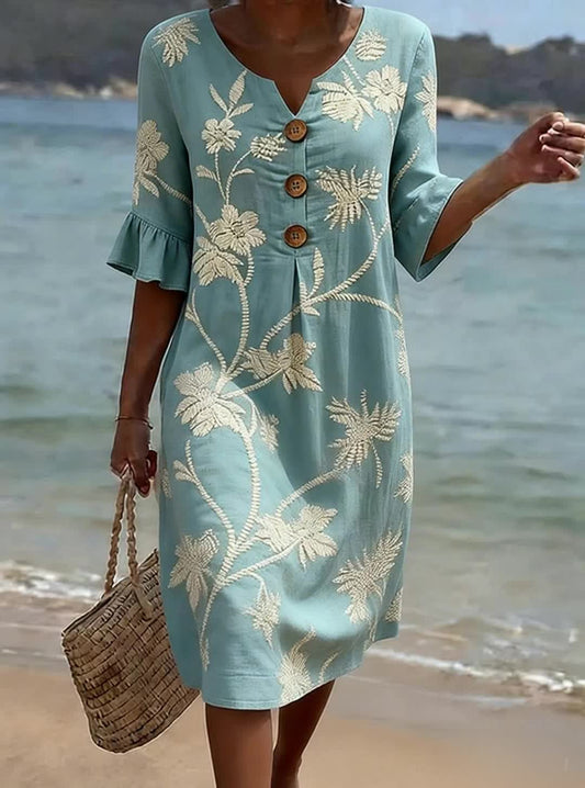 Amandine™ | Robe fleurie décontractée