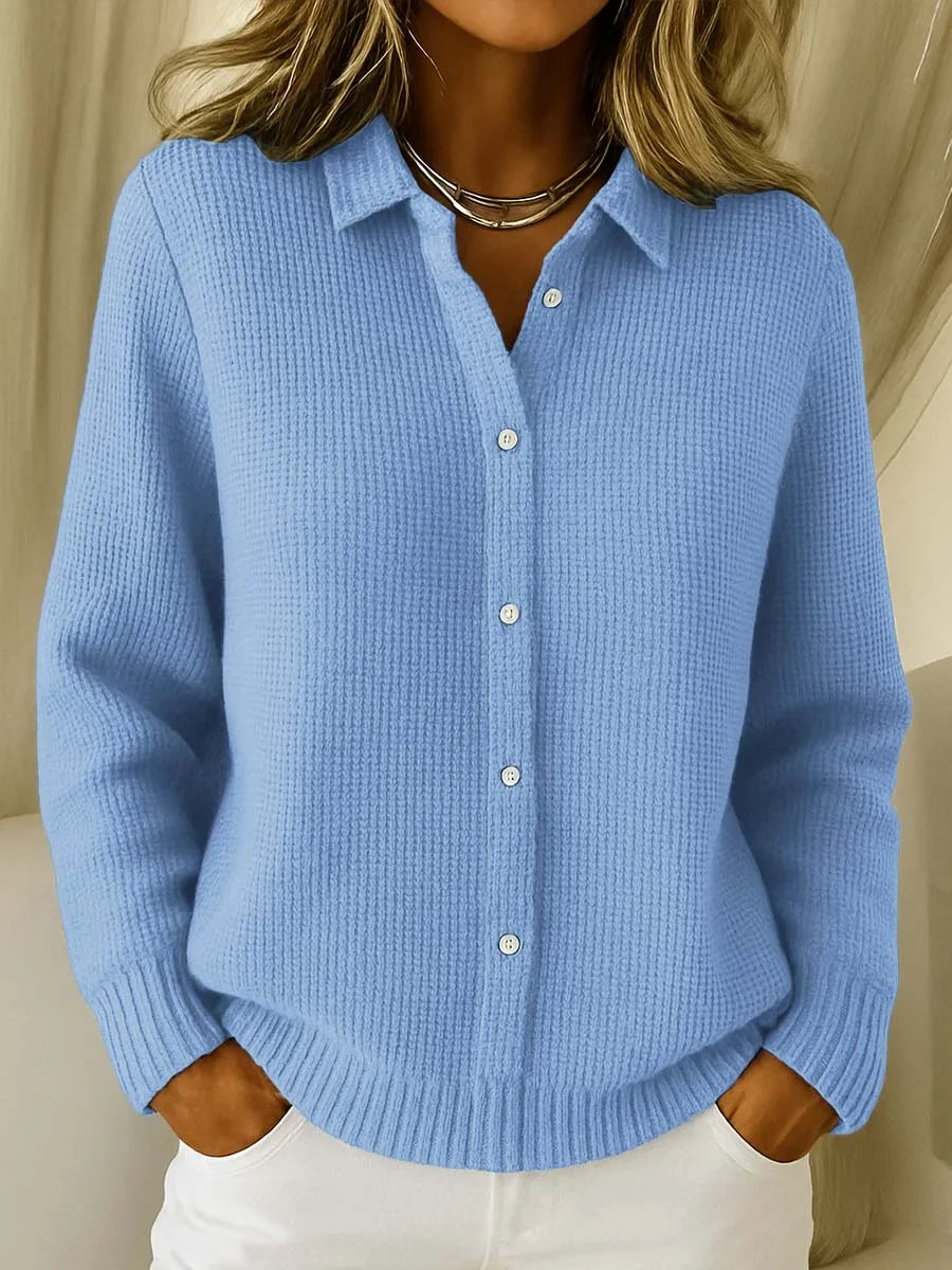 Elaris™ | Jersey de punto elegante con cuello