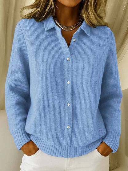 Elaris™ | Jersey de punto elegante con cuello