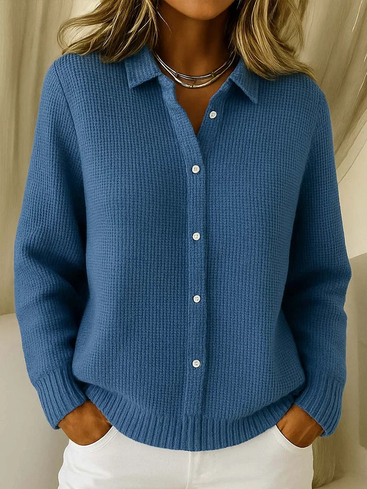 Elaris™ | Jersey de punto elegante con cuello