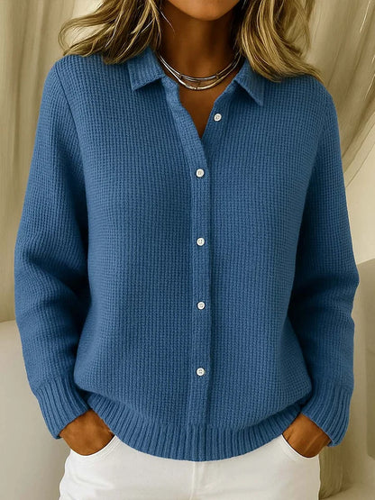 Elaris™ | Jersey de punto elegante con cuello