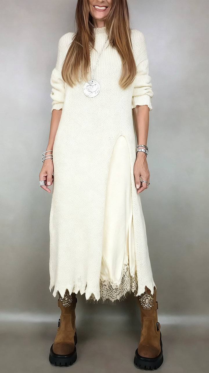 Amélie™ | Conjunto completo jersey largo + vestido