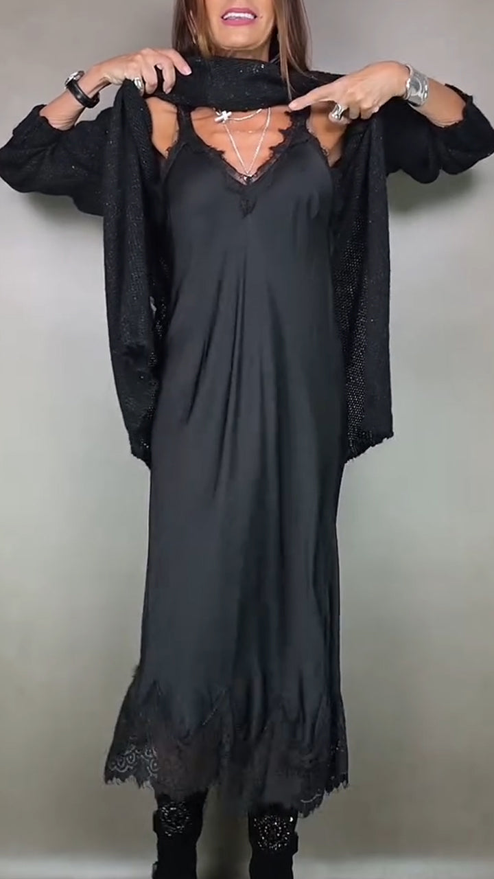 Amélie™ | Conjunto completo jersey largo + vestido