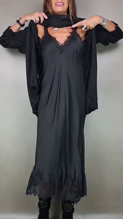 Amélie™ | Conjunto completo jersey largo + vestido