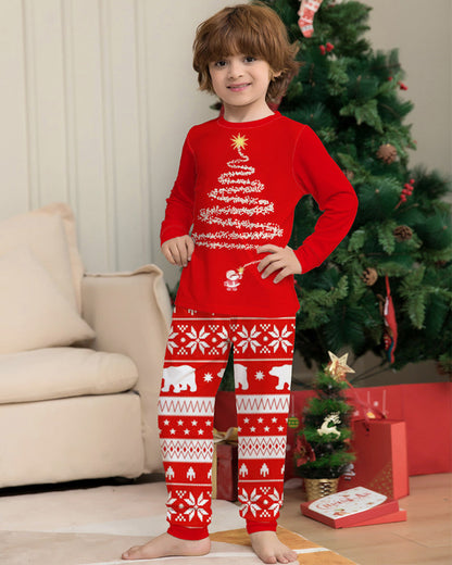 Inès™ | Pijama largo de algodón manga larga